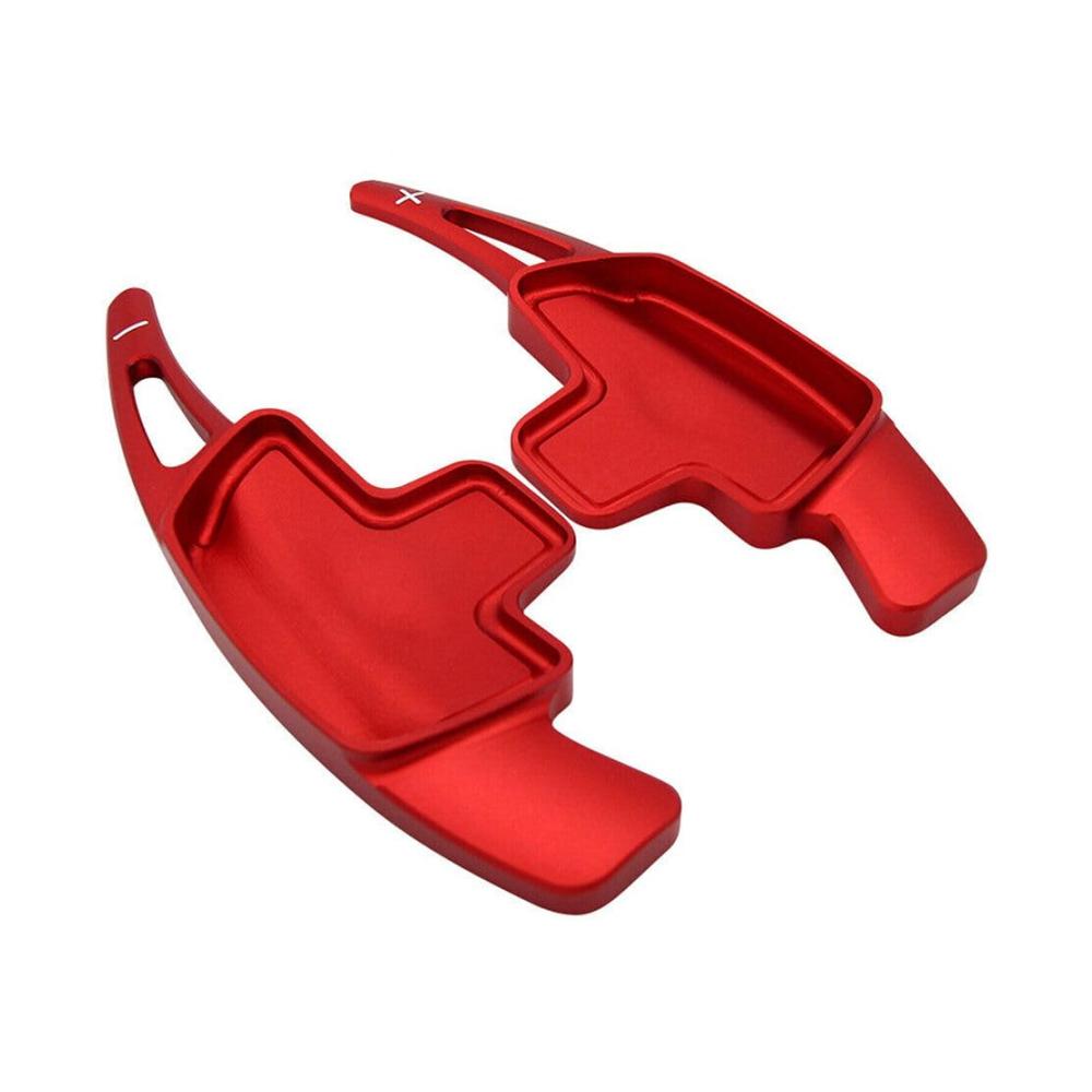 Upgrade dein Fahrerlebnis Aluminium Legierung Lenkradwippen Verlängerung für Mercedes-Benz A B C CLA CLS E G GL GLA GLC GLE GLS Metris S SL SLC Klasse – Rot