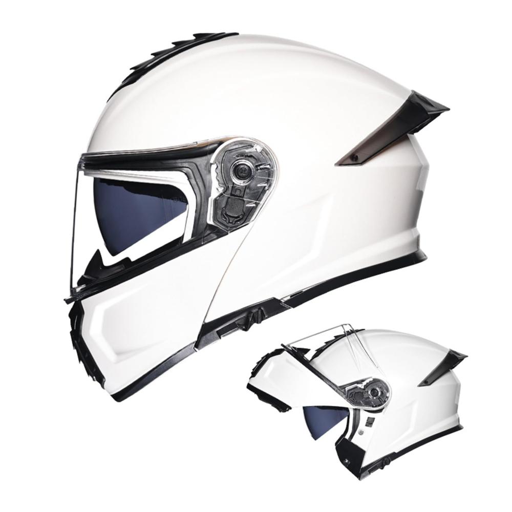 Neuheit 2024! Hochwertiger Modularer Motorradhelm Integralhelm für Männer und Frauen – Hochklappbar mit Doppelvisier – DOT/ECE-Zugelassen – Ultimativer Schutz beim Fahren