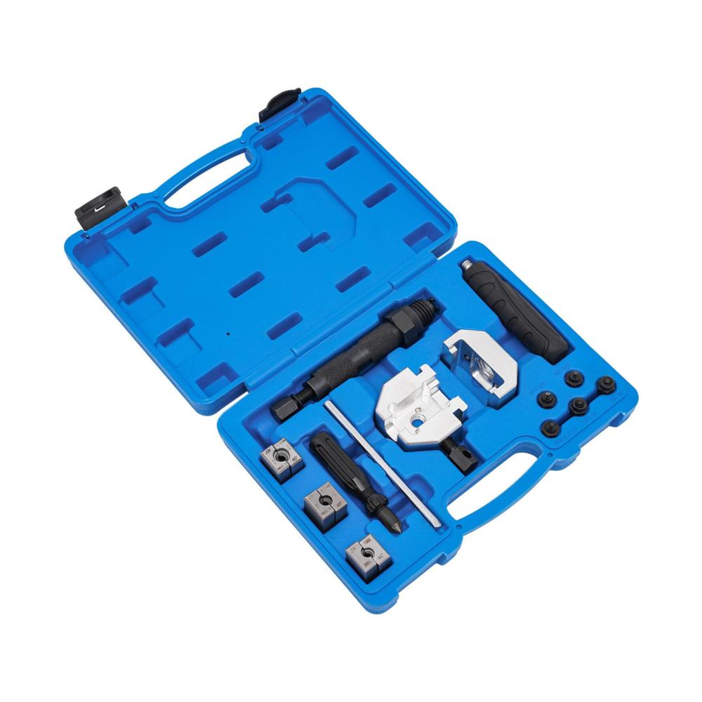 Professionelles Hydraulik Bördelgerät Set für Bremsleitungen – Inklusive 18-TLG Werkzeug Set für präzises Bördeln und sichere Reparaturen | Bördelwerkzeug für Kfz-Bremsleitungen
