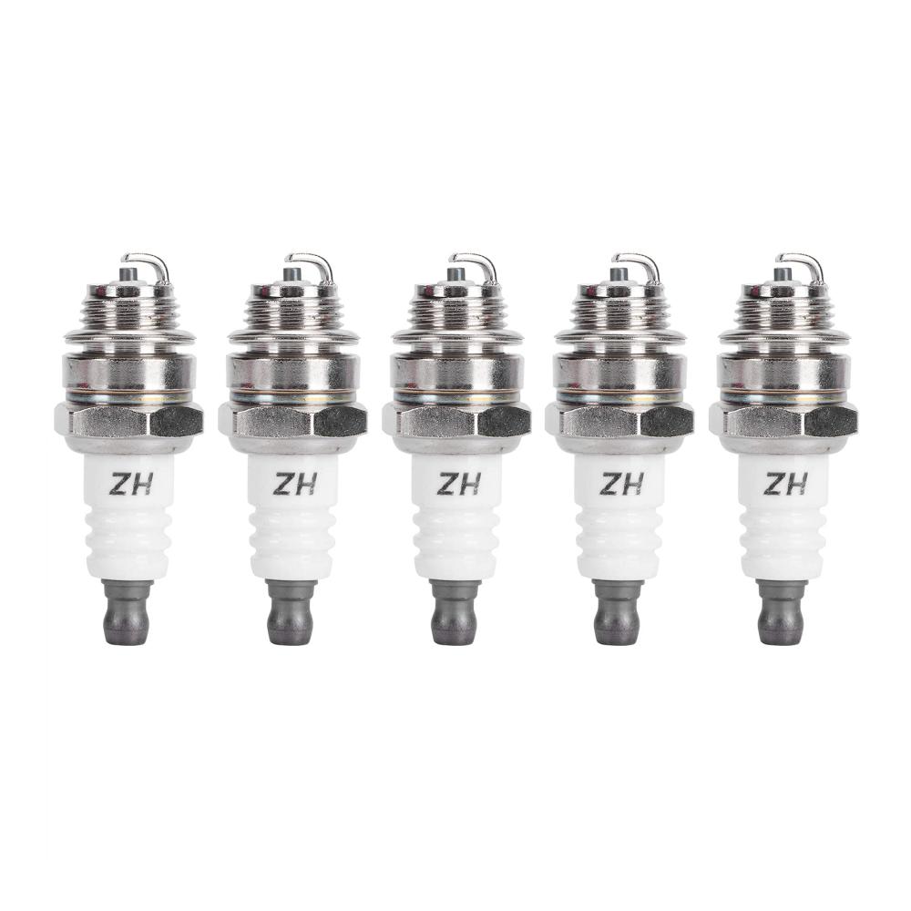 Hochleistungs-Zündkerzen Set für Trimmergebläse 33cc-49cc | 5 Stück BM6A L7T BPMR7A RCJ6Y RCJ7Y WSR5F | Verschleißfest & Zuverlässig | Verbesserte Zündung & Motorleistung | Premium Qualität