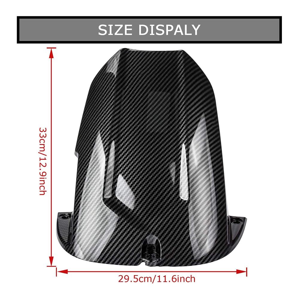 Premium Motorrad Rückseite Schutzblech | Schlamm Spritzschutz Kotflügel für YZF R6 2003-2009 | Robustes Design für ultimativen Schutz | Einfache Montage | Hochwertiges Zubehör für Ihr Bike