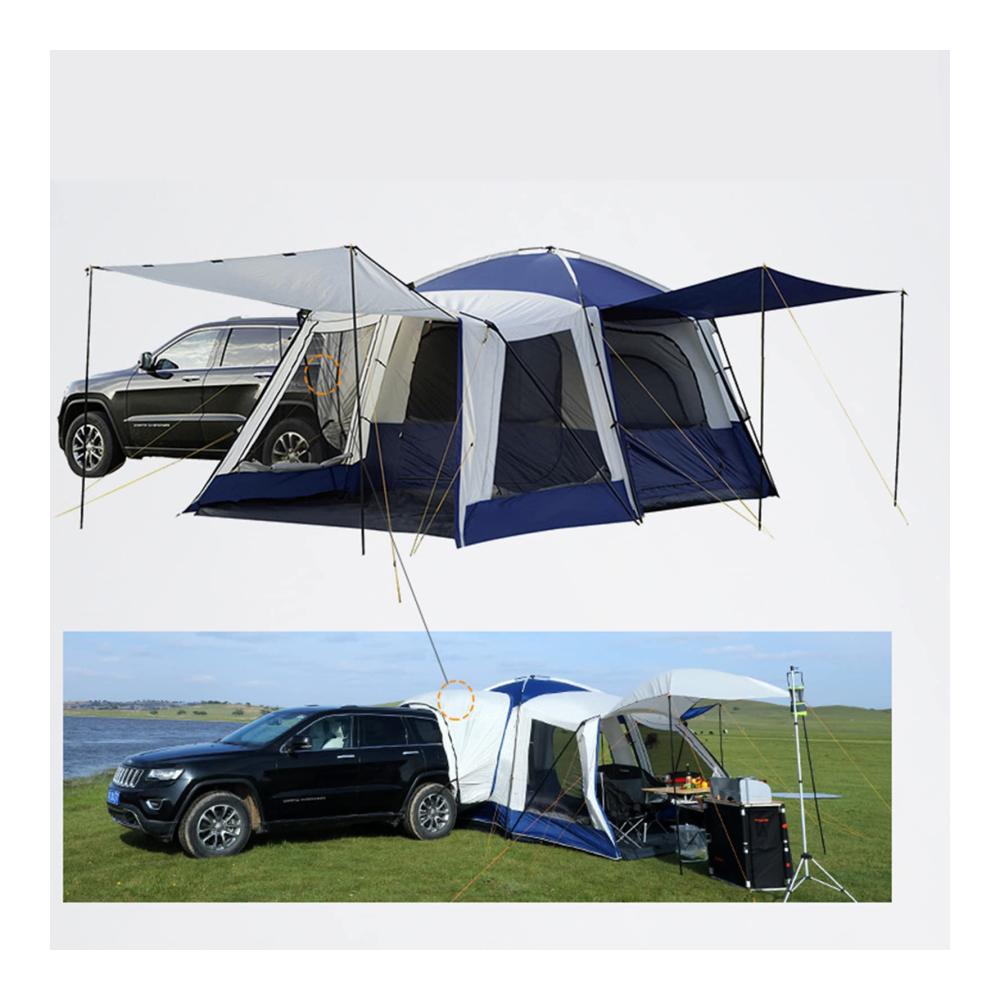 Auto-Markise SUV-Zelt Familien-Camping-Autozelt für Sonnenschutz. Universelles Heckklappenzelt für MPV LKWs Schrägheckmodelle und Autos. Perfekter Schutz für Ihre Abenteuer