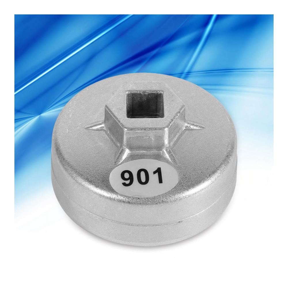 Hochwertiger Ölfilterdeckelschlüssel 65 mm mit 14 Rillen - Leichtes und strapazierfähiges 901 Aluminium - Präzises Auto-Steckschlüssel Entferner Werkzeug für einfache Ölwechsel. Sichere dir jetzt diesen unverzichtbaren Helfer