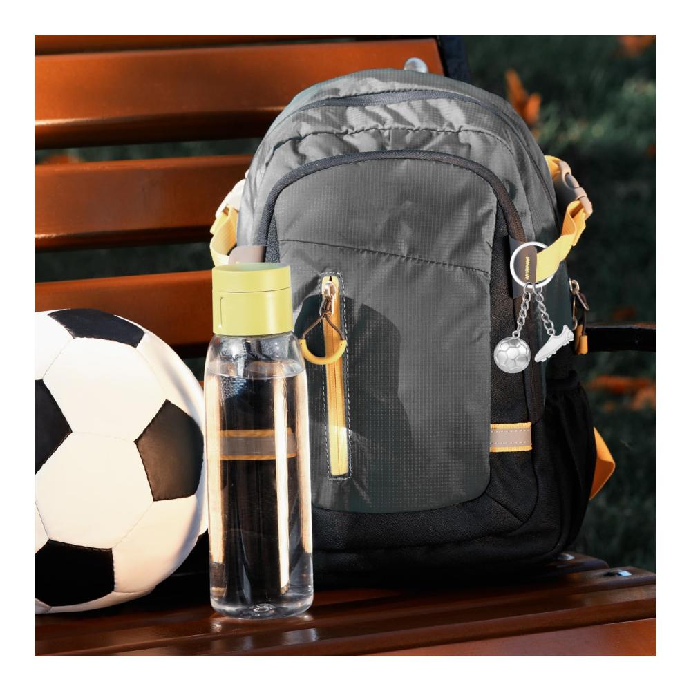 Erhalten Sie Ihren Fußball-Spirit! 4er Set Fußball-Schlüsselanhänger für Jungen & Männer – Tolle Auto-Deko und Geschenkidee – Metall-Fußball-Anhänger mit O-Ring – Perfekt für Sportfans