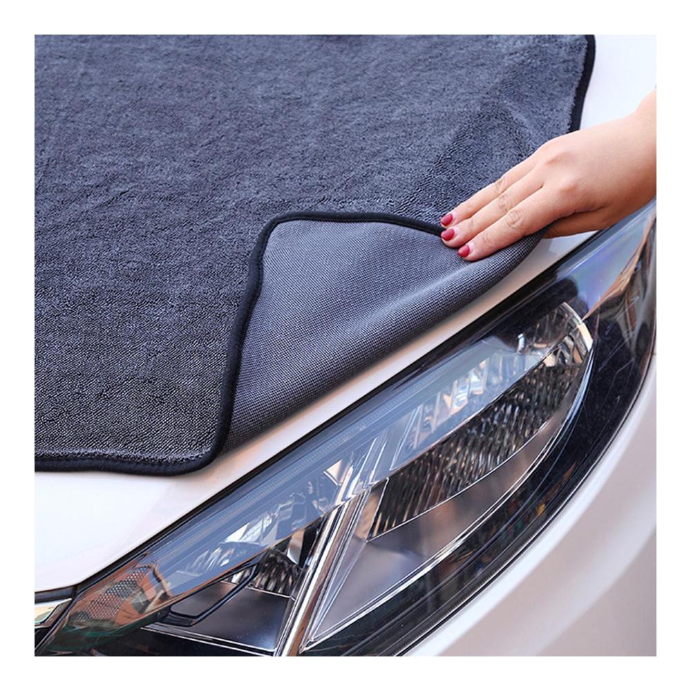 Mikrofasertücher Auto 3er Set – Poliertuch Trockentuch & Handtuch – Extra Saugstark für Perfekte Autopflege – 40x60cm Mikrofaser Tücher für Glanz & Schutz – Waschbar & Langlebig