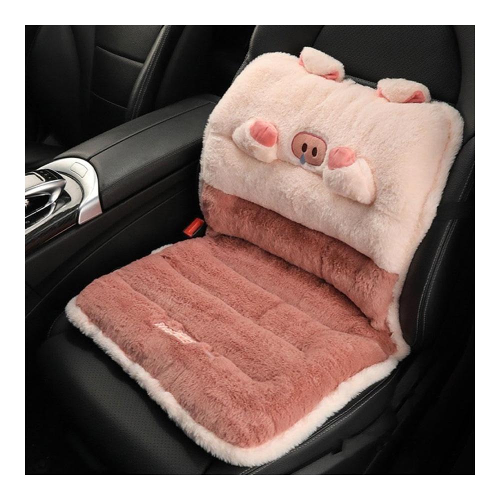 Luxuriöses Sitzkissen für Auto Herbst/Winter | Weiches Plüsch-Sitzkissen für SsangYong Rexton 2012-2017 | Extra Wärme und Komfort | Premium Auto Zubehör