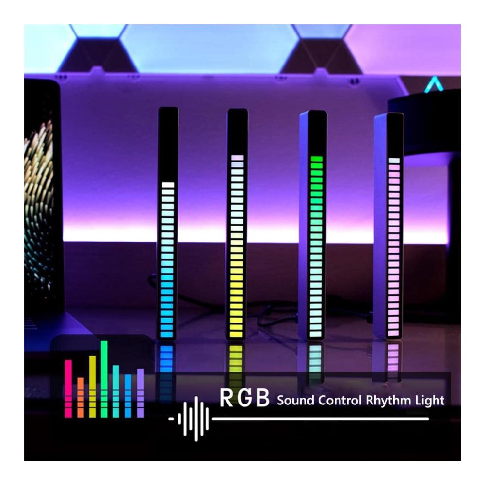 Entdecken Sie das ultimative Fahrerlebnis mit 2er Set Auto RGB Innenbeleuchtung! Sprachaktiviert & Musikgesteuert für dynamische Lichteffekte im Fahrzeug