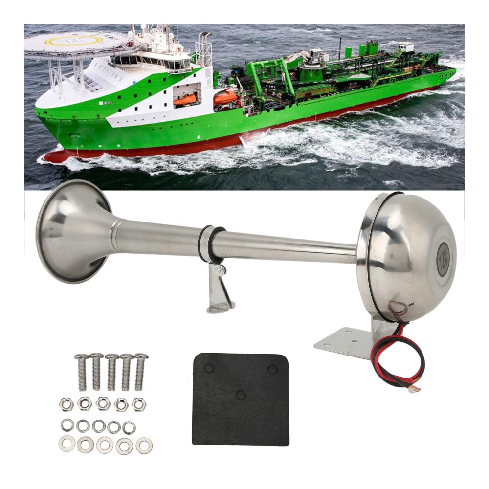Erregen Sie Aufmerksamkeit an Land und auf See mit unserer 328-DB-Lufttröte aus Edelstahl - Ideal für Boote Wohnmobile und mehr! Holen Sie sich jetzt Ihre Hupen & Signalhörner