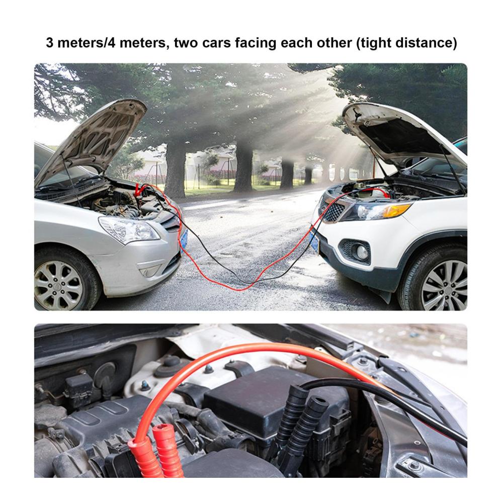 Sorgenfreie Fahrt Starthilfekabel Heavy Duty - Kfz-Starthilfekabel | Robuste Auto-Überbrückung für sicheres Batterieladen und Starten | Zuverlässige Starthilfe für Autobatterien