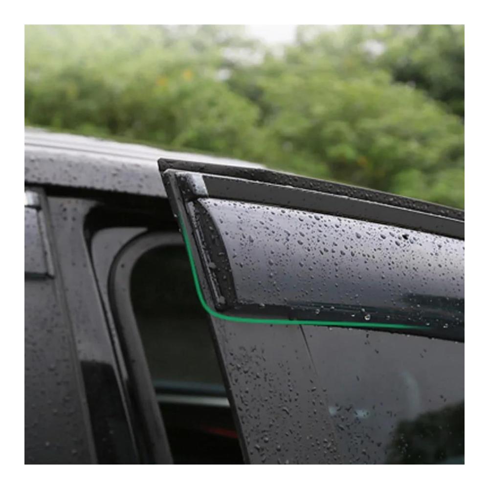Auto Windabweiser Seitenfenster Visier Regenschutz für Benz C-Klasse W205 2015–2018 Limousine – Sonnen- und Regenschutz Einfache Installation