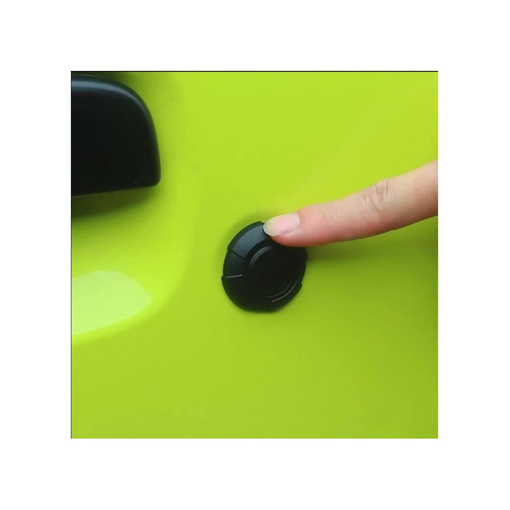 Erweitern Sie Ihr Auto mit Stil Hochwertige Interieurleisten für Suzuki Jimny JB64 JB74 - Magnetische Tür Schlüssel Loch Abdeckungen - Präzise Passform - Einfache Installation - Schwarz - 2 Stück