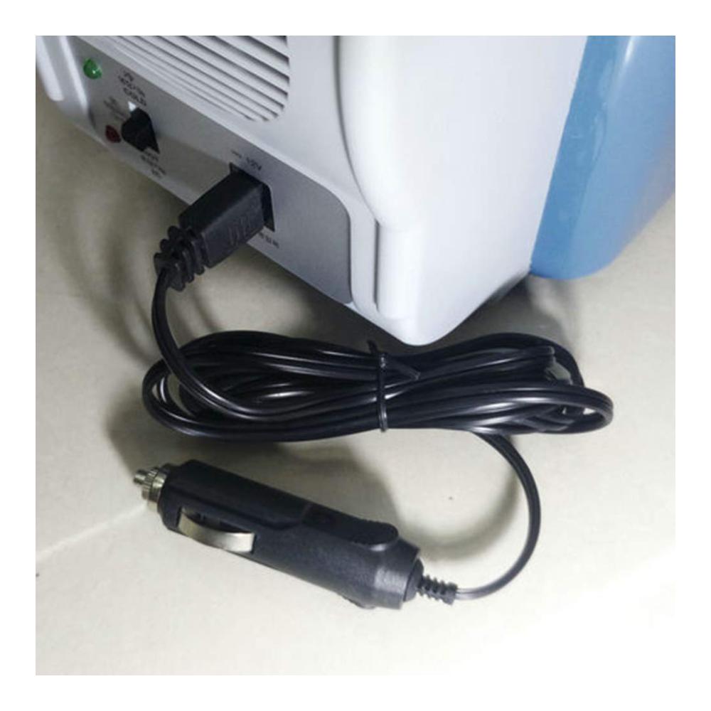 Tragbarer 12V DC Auto-Kühlbox Mini-Kühlschrank für unterwegs | Mit Zigarettenanzünder und 2m Kabel | Ideal für Auto Camping und Reisen | Energiesparend | Schwarz