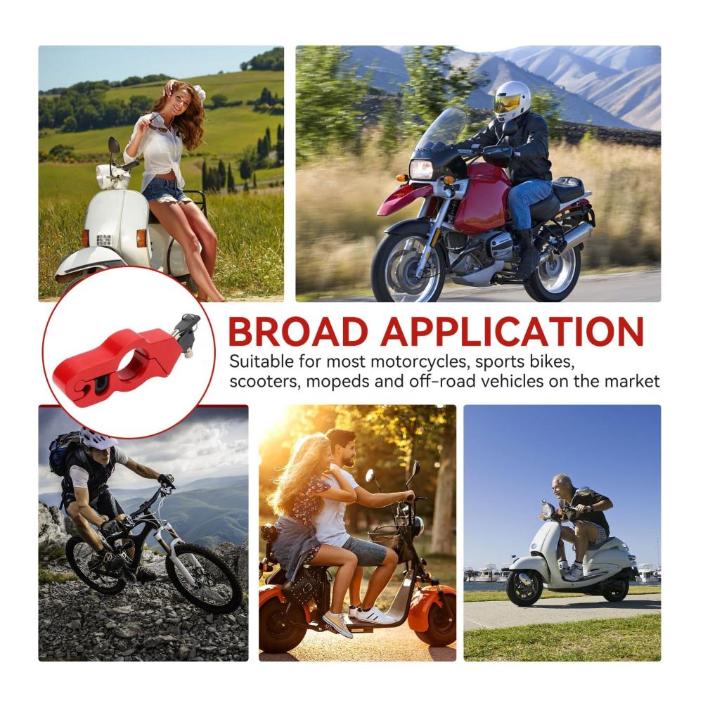 Sichern Sie Ihr Fahrzeug mit unserem robusten Diebstahlsicherungen-Set Motorradschloss Griffschloss Lenkerschloss & mehr! Ideal für Motorräder Roller ATVs & Dirtbikes