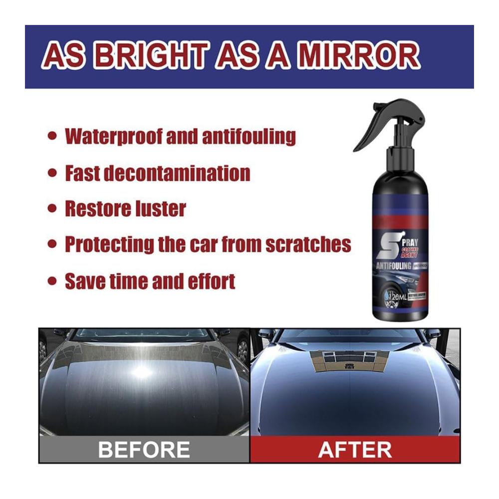 Holen Sie sich den Glanz zurück! 3-in-1 Autospray-Set für Beschichtungserneuerung mit Schleifpolierpasten & Flüssigkeiten. Schützt und revitalisiert. Ideal für Kunststoffteile