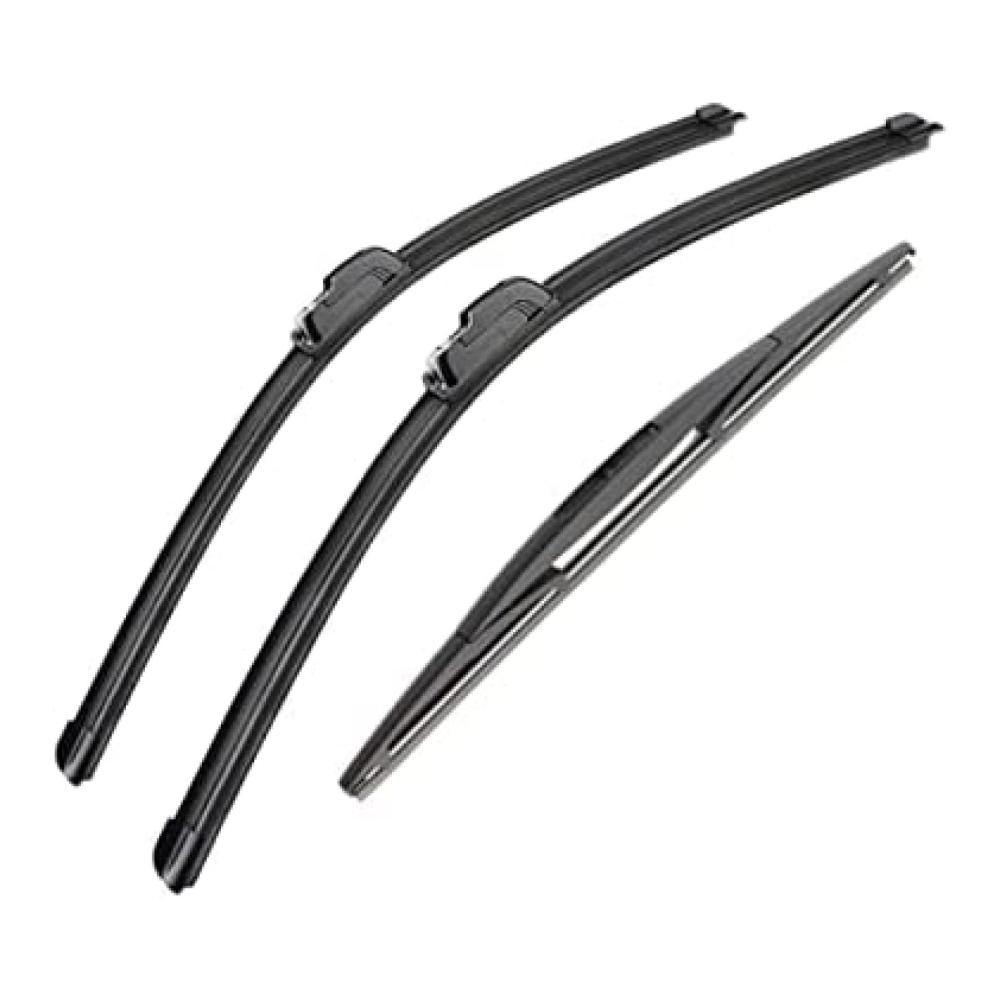 Verbessern Sie Ihre Sicht Hochwertige Ersatzwischblätter für Mitsubishi Pajero Shogun Montero (V80 V87 V93 V97) 2007-2020. Komplettes Set für Front- und Heckscheibe