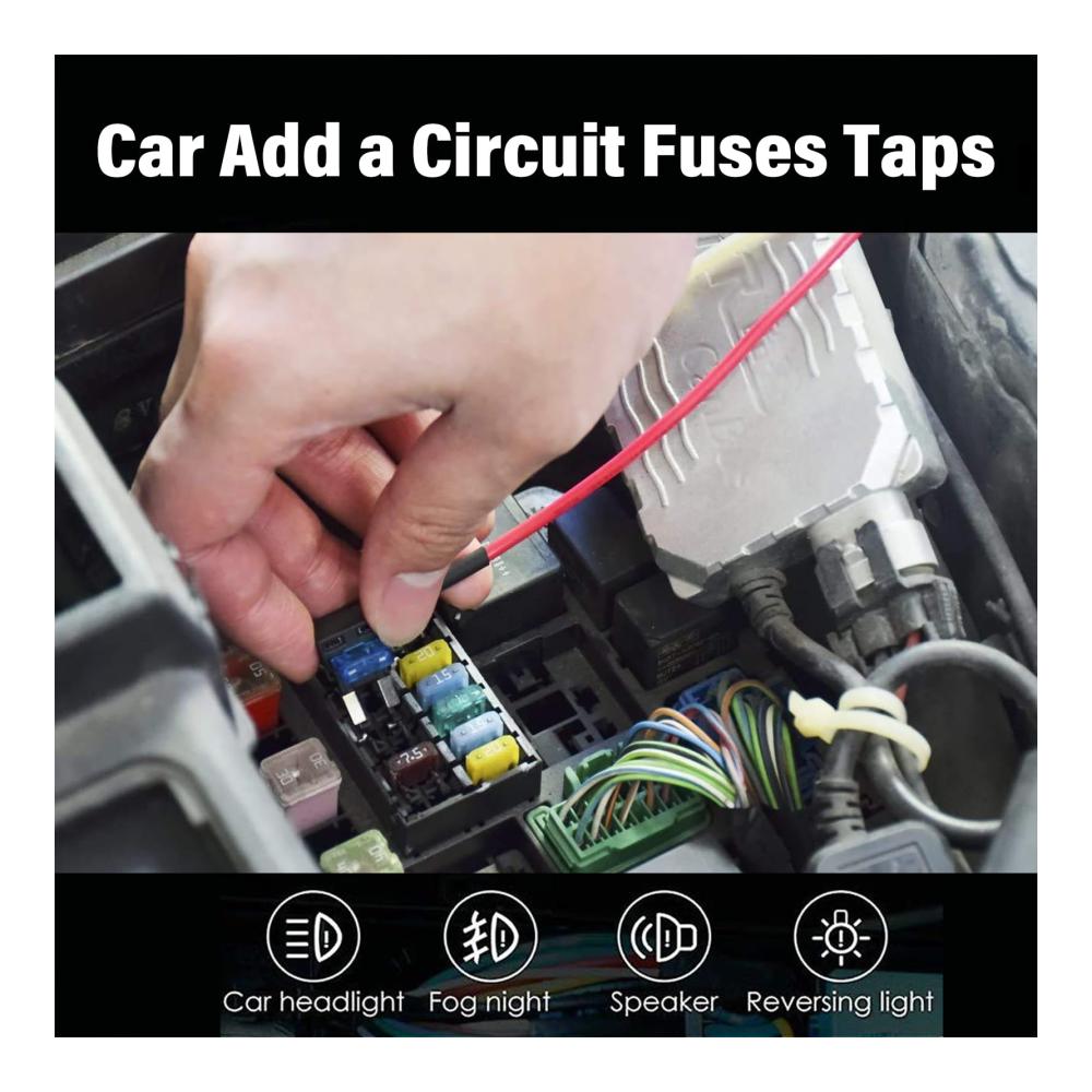 Entdecken Sie ultimative Sicherheitslösungen mit 8 Mini Stromdieben - KFZ Sicherungen Adapter Set für 12V Flachsicherungen. Piggyback-Stecksicherung Verteiler & Add-A-Circuit für mühelose Installation. Inklusive 5A 10A 15A 20A Flachsicherungen für vielseitige Anwendungen. Sichern Sie Ihre Fahrzeugelektronik zuverlässig
