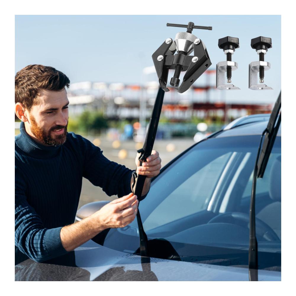 Entfernen Sie mühelos Wischerarme und Batteriepolklemmen mit diesem 3-teiligen Lagerabzieher-Set für Autos. Universal und effizient