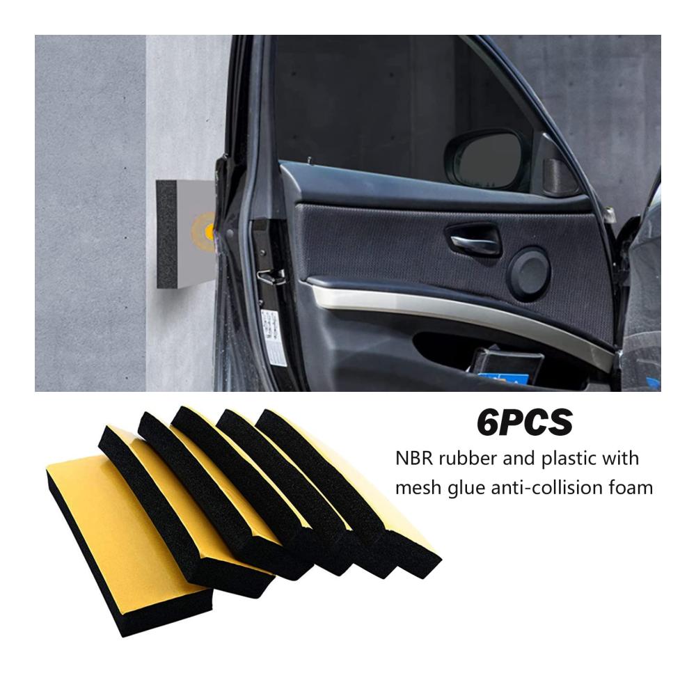 6 Stück Türkantenschoner Selbstklebend - Extra Dicker Autotür Wandschutz für Garagen und Carports - 30 x 10 x 3 cm - Robuster Türkantenschutz für Ihr Auto - Schützen Sie Ihre Fahrzeugtüren