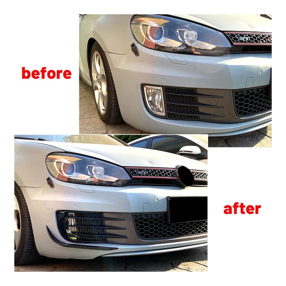 Verbessern Sie das Handling Ihres Golf MK6 GT-I GTD 2009-2013 mit unserem hochwertigen Frontspoiler - Stilvoll aerodynamisch und leistungsoptimiert