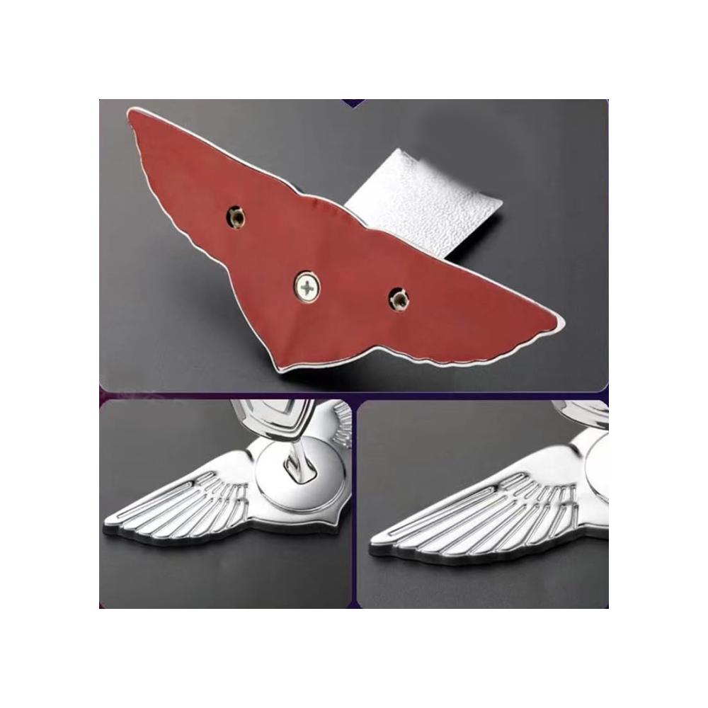 Hochwertiges Auto Emblem für Mitsubishi Space Star 2016–2019 | Metall Logo Sticker für Motorhaube & Kofferraum | Wasserdicht & Dekorativ | Perfektes Styling Zubehör für Ihr Fahrzeug