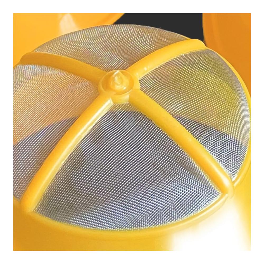 Farbsiebe Set 6 Stück 100 Mesh Wiederverwendbare Trichternetz Metallgitter-Filterwerkzeuge für Lackierpistolen & Zubehör – Perfekt für Farbspray Latexfarbe (Grau 100 mm