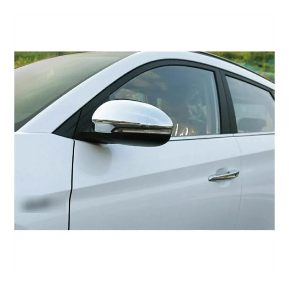 Hochwertige Spiegelabdeckungen aus ABS Chrom für Hyundai Tucson 2016–2020 | Schützen Sie Ihre Rückspiegel mit stilvollen Drehspiegel-Aufklebern und Türverkleidungen | 2er Set