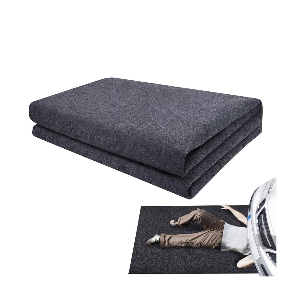 Antirutschmatten 180x90cm | Bodenschutzmatte für Auto Reparatur, Fitnessgeräte & Heimtrainer | Rutschfest & strapazierfähig | Multifunktionale Arbeitsmatte