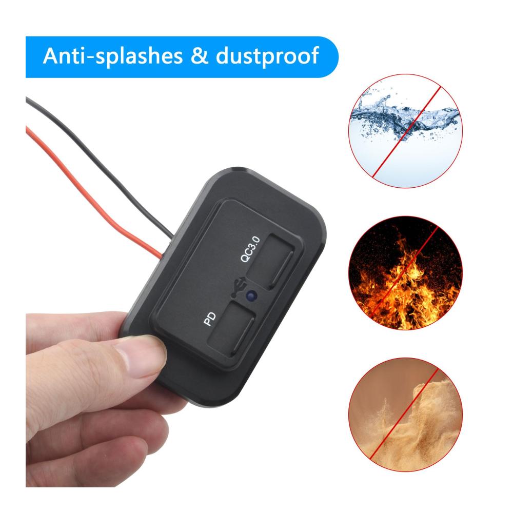 Hochwertiger Zigarettenanzünder-Adapter für Auto | DAWRIS 2 Stück Dual USB Ladebuchse Steckdose 12V | 4.8A Auto Ladegerät mit Schalter und LED | Schnelles Aufladen für Wohnmobil SUV LKW Boot