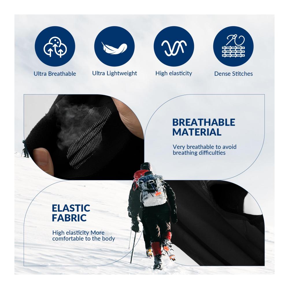 Sturmhauben Motorrad Fahrrad Balaclava Skull Maske Winter Skimaske - Winddicht & Warm für Motorradfahren Snowboarden - Ghost Maske Herren Damen - Ideale Schutz für Radfahren & Outdoor Sports