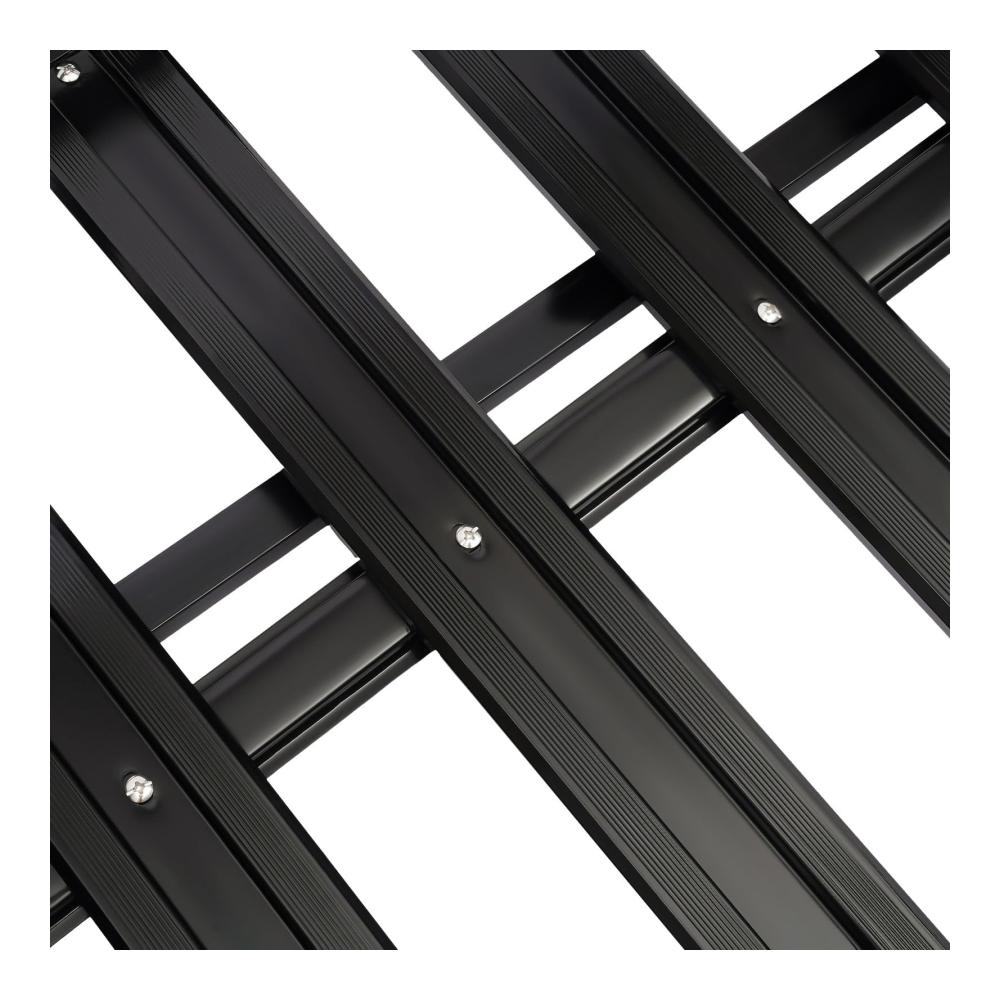 Dachträger Aluminium 130x100cm - Universal Dachkorb fürs Auto | Gepäckkorb mit einstellbarer Breite | Bis zu 68kg Belastbarkeit | Ideal für Gepäck Fracht und mehr! Entdecken Sie jetzt