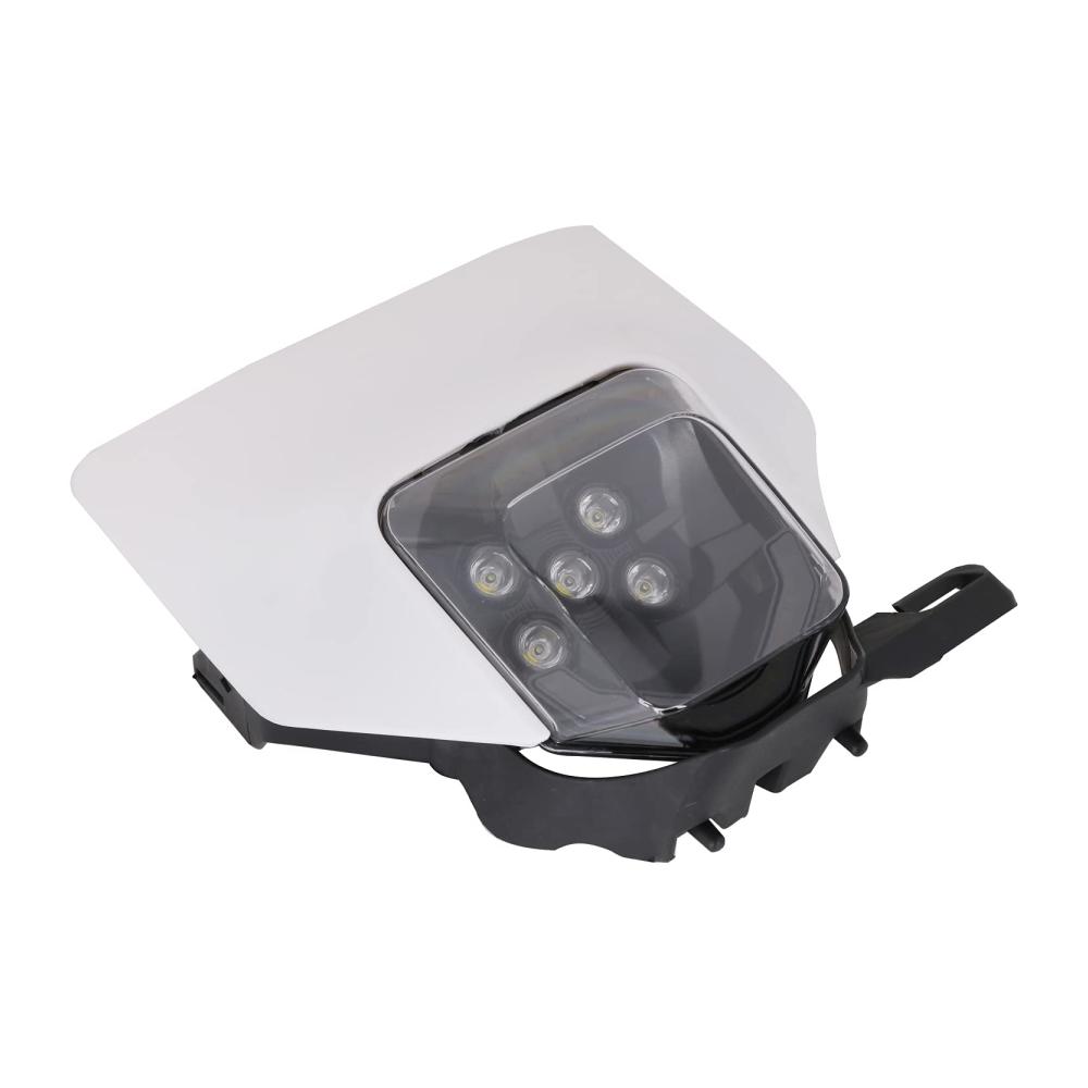 Entdecken Sie Brillante Sicht Hochwertiger LED Frontscheinwerfer für Husqvarna & Dirt Bikes - Weiße Enduro Verkleidung mit Tagfahrlicht - Perfekte Passform für TC FC TE FE TX FX - Verbessern Sie Ihre Nachtfahrten jetzt