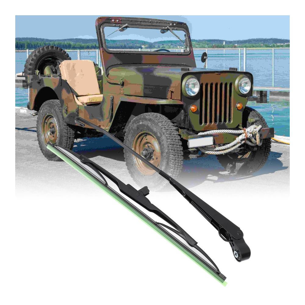 Entdecken Sie den elektrischen UTV-Scheibenwischer | 12-V-Blatt 105° Schwenkbereich | Ideal für Willys-Traktor Wohnwagen ATV & UTV | Leistungsstarker Langschaft-Scheibenwischerarm | Zuverlässige 0390506510-Kompatibilität