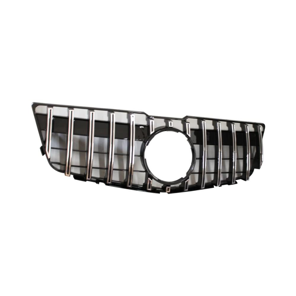 Frontgrillspoiler Sportlicher Racing Mesh Grill für Mercedes Benz GLK 2008-2012 GT Chrome - Verbessern Sie das Aussehen Ihres Fahrzeugs und steigern Sie die Leistung