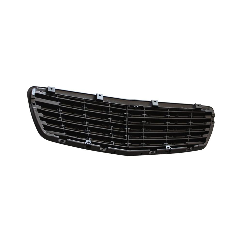 Kühlergrillspoiler für Mercedes Benz W211 E-Klasse | Glänzend Schwarz ABS | Stilvoller Frontgrill für E320 E350 E430 E500 | Upgrade 2002-2006 Modelle | Premium-Qualität und einfache Installation