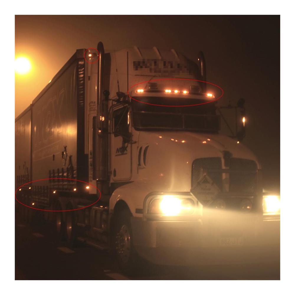 Hohe Sichtbarkeit garantiert! 10X Seitenmarkierungsleuchten 12/24V für LKW Wohnmobil & Wohnwagen. Helles Weißlicht für sicheres Fahren bei Nacht