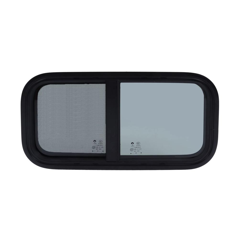 Entdecken Sie Brillante Aussichten 600 x 300mm Wohnmobilfenster mit Bildschirm | Premium Qualität für Vertikale oder Horizontale Schieber | Getöntes Gehärtetes Glas | Wohnmobilfensterersatz für Wohnmobile & Anhänger | Stilvolles Upgrade für Ihr Fahrzeug