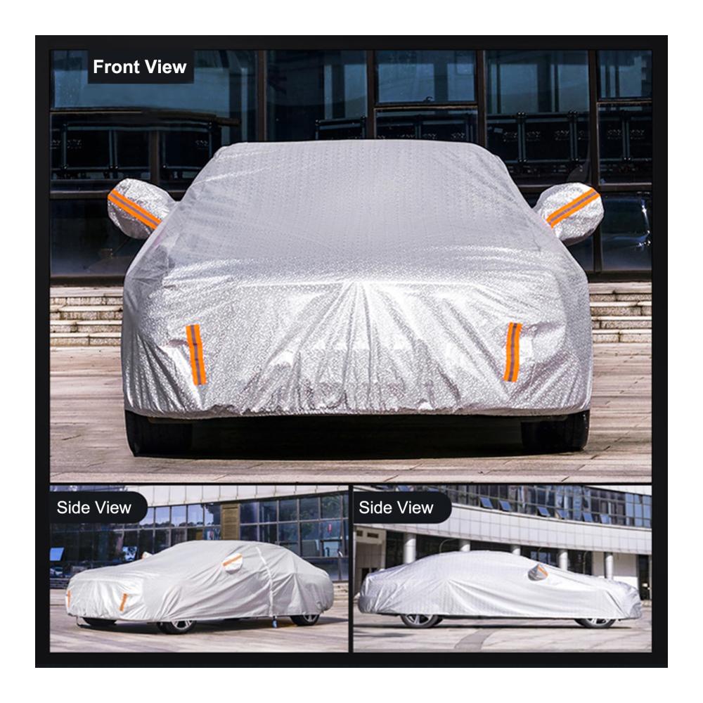 Schützende Vollgarage für Suzuki Dzire 2008-2012 | Komplette Autoabdeckung gegen Regen Schnee & Sonne | Atmungsaktives staubdichtes Gewebe | Weiche Innenverkleidung