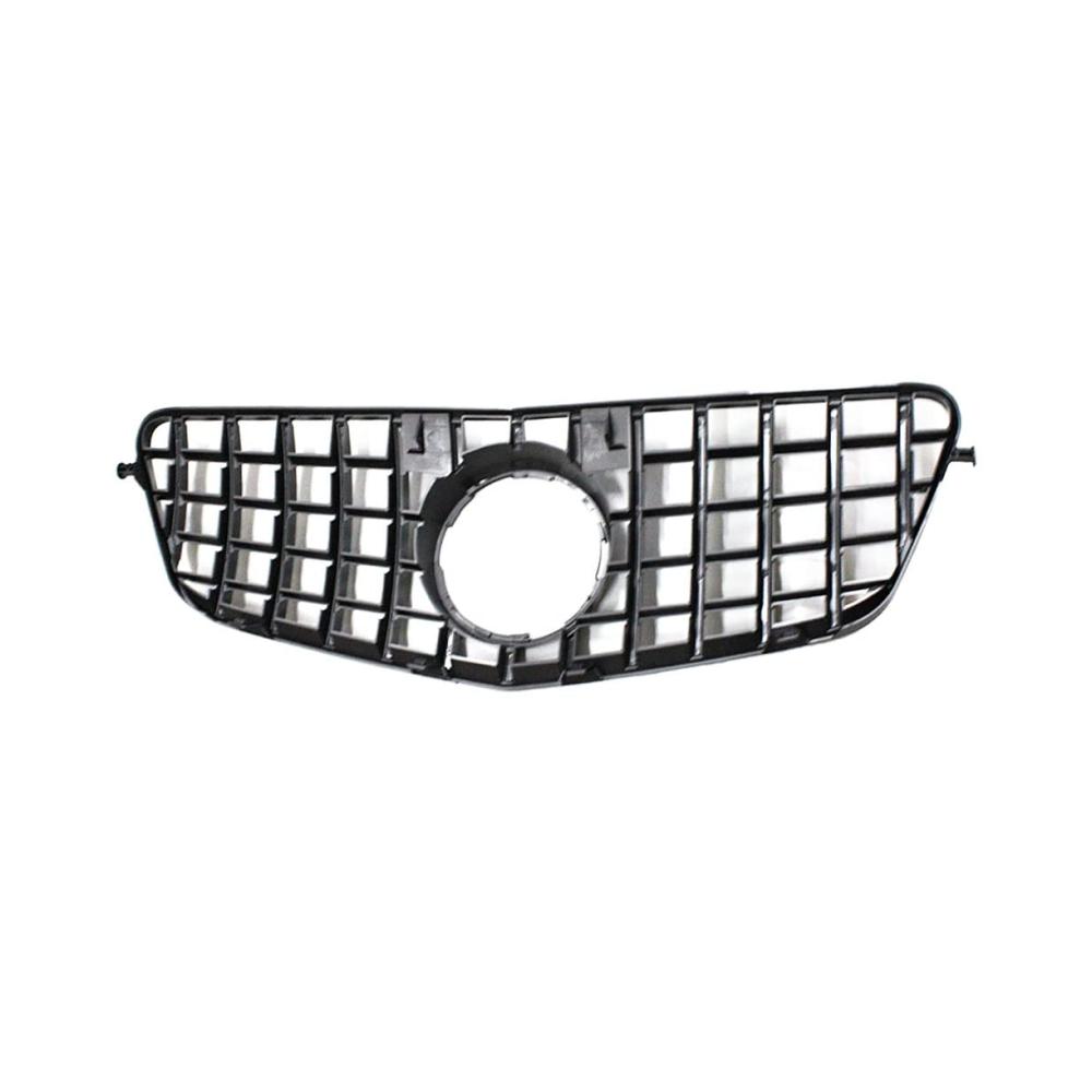 Front- & Kühlergrille | GT Style Grill für Mercedes-Benz E-Klasse W212 E200 E300 E350 E500 E550 | Schwarz Glänzend | Perfekte Passform | Verbessertes Styling | 2010–2013