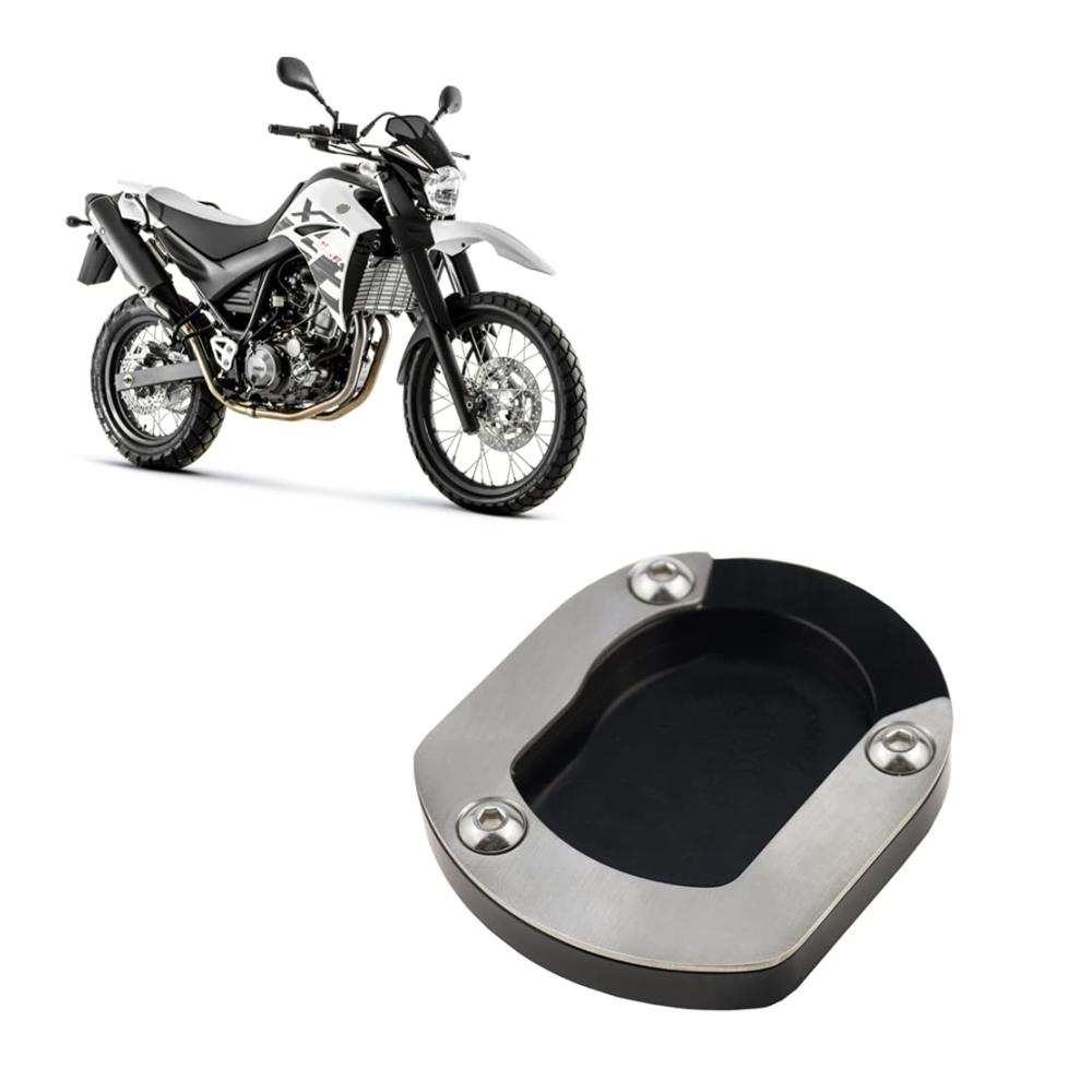 Hochwertiger Motorrad Seitenständer mit Erweiterungspad für XT660Z TENERE 2008-2018 - Stabiler Ständer für sicheren Halt und einfache Handhabung - Ideale Vergrößerung für sicheren Stand auf verschiedenen Untergründen - Robust und langlebig perfekt für Abenteuerfahrten. Erleichtern Sie das Parken und Warten auf Ihr Motorrad