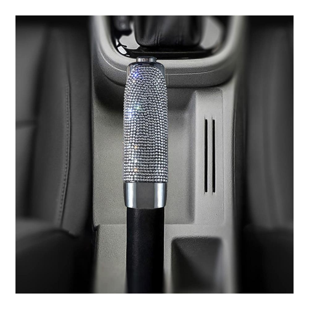 Luxus Diamant Auto Handbremsengriffe - Stilvolle Schutzhülle für Handbremse - Universelle Passform - Premium Auto Dekoration - Schwarz