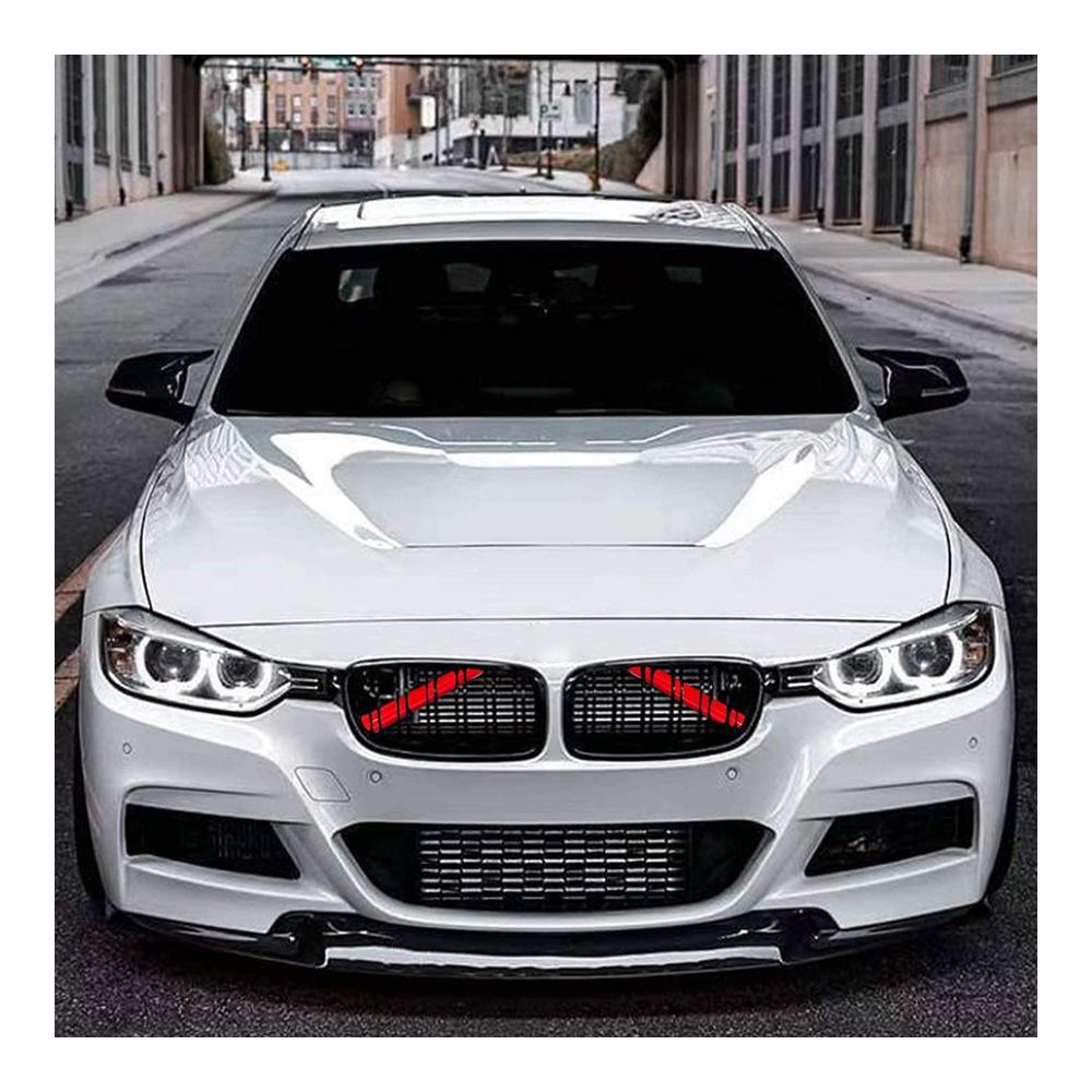 Entdecken Sie Stil und Schutz 2 Stück Hochwertige Auto Front & Kühlergrille Zierleisten für F20 F30 F31 F32 F34 F36. Sportliches Gitterdesign in lebendigem Blau für eine einzigartige Fahrzeugoptik. Verleihen Sie Ihrem Auto mit diesen Zierleisten einen markanten Look