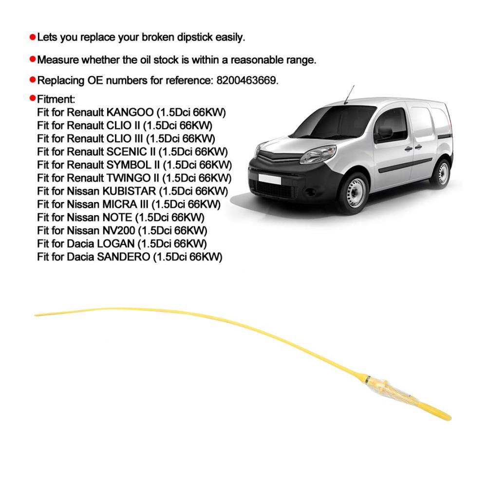 Präziser Ölmessstab ABS Auto Ölstandsmesser 8200463669 für Kangoo CLIO II - Hochwertige Ölniveausensoren für optimale Motorpflege und Leistungsfähigkeit