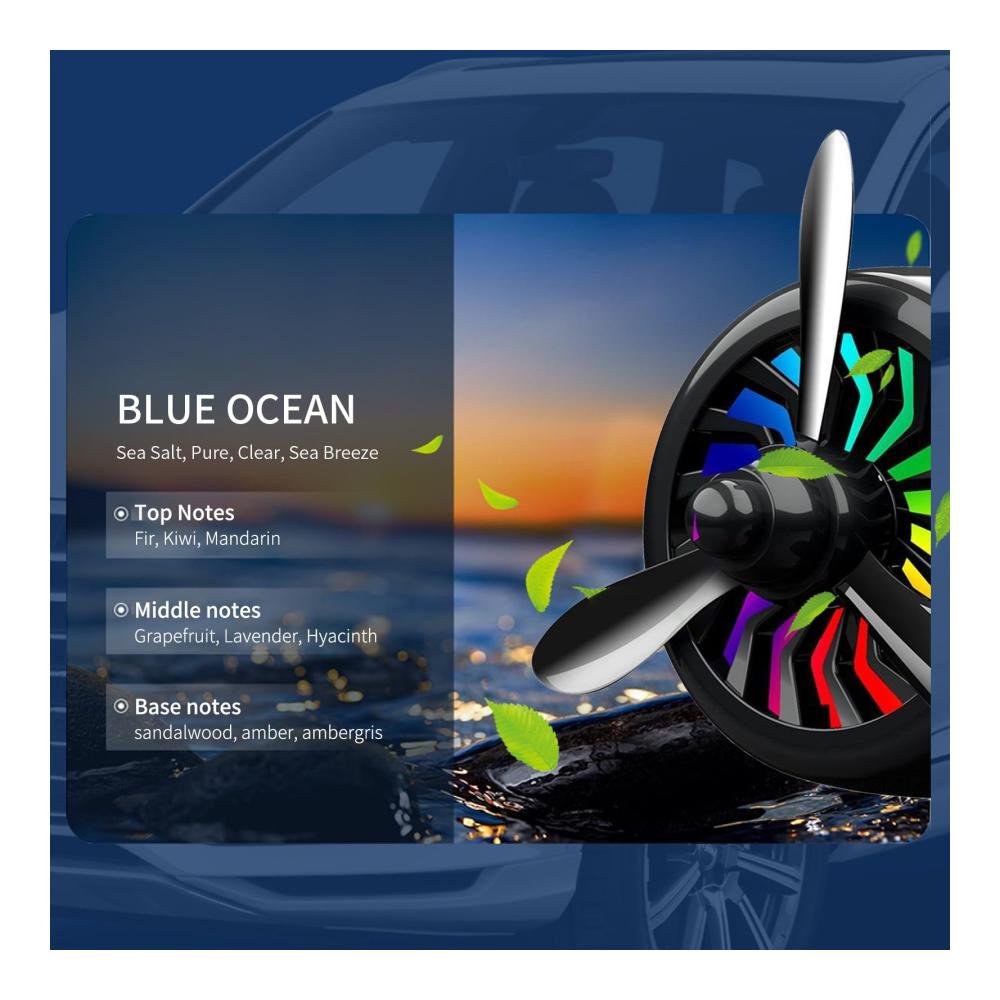Colorful Light Flying 2 Set Auto-Lufterfrischer-Diffusor Mini-Auto-Lufterfrischer Luftauslass-Entlüftungserfrischer kreative Auto-Parfüm-Dekoration Auto-Zubehör für Damen und Herren(A) – Frische & Stil im Fahrzeug 2er-Set Lufterfrischer mit buntem Licht elegante Deko für Autoinnenräume