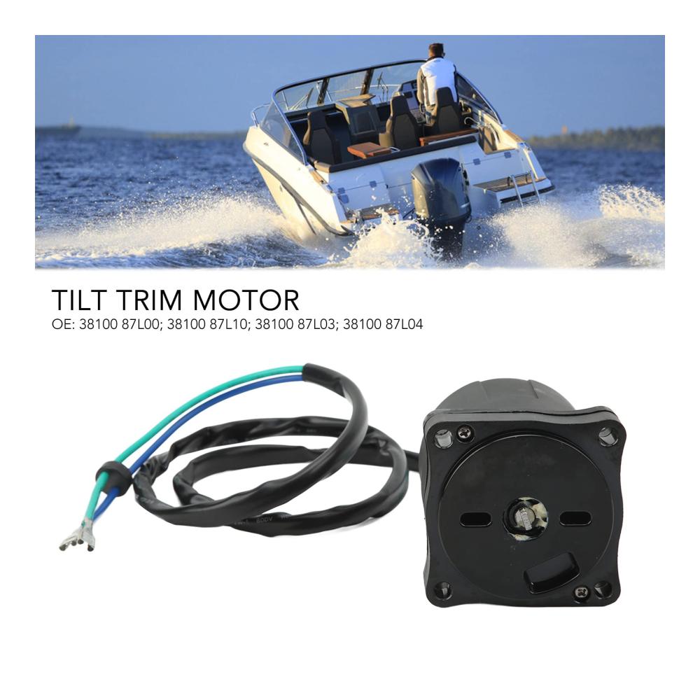 Hochleistungs-Anlasser für Suzuki Außenbordmotoren | Zuverlässiger Ersatz für DF70 DF85 DF90 | 12V Tilt Trim Motor Reversibel 38100 87L00