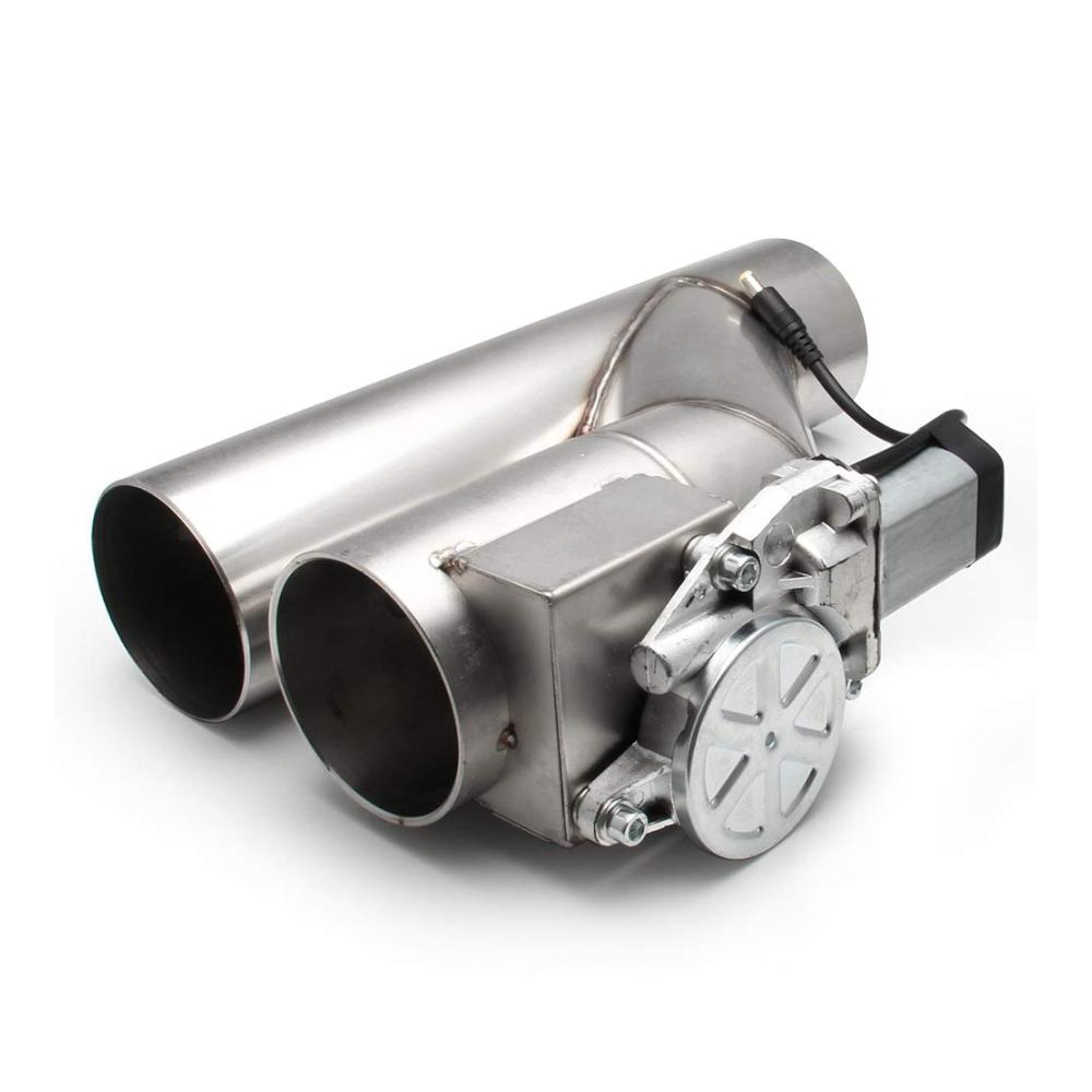 Premium Edelstahl Auto Auspuff Endrohre - Universales Zierrohr Styling für 2.25/2.5/3 Rohre + 2.5 Y-Design Adapter - Hochwertige Verarbeitung & glänzendes Finish - Verbessern Sie Ihren Auspuff heute