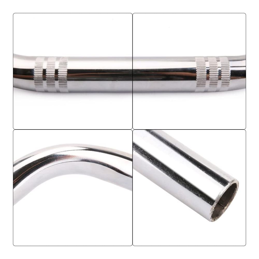 Erleben Sie ultimative Kontrolle Hochwertiger Motorradlenker 22mm Drag-Lenker für Sportster XL 883 1200 Cruiser Bobber & mehr | Chrom
