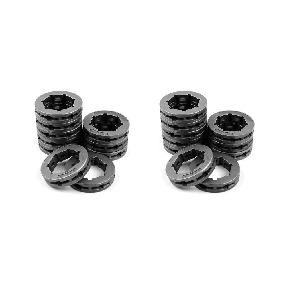 Entfesseln Sie die Leistung 20 hochwertige 3/8-Zoll 7-Zahn 22mm Kettenritzel für Husqvarna 266 268 272 280 285 288 355 362 372XP 380 385XP. Optimieren Sie Ihren Antrieb