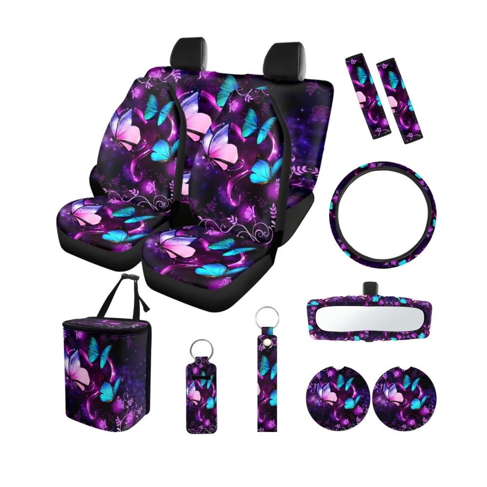 Lila Galaxie Schmetterling Floral