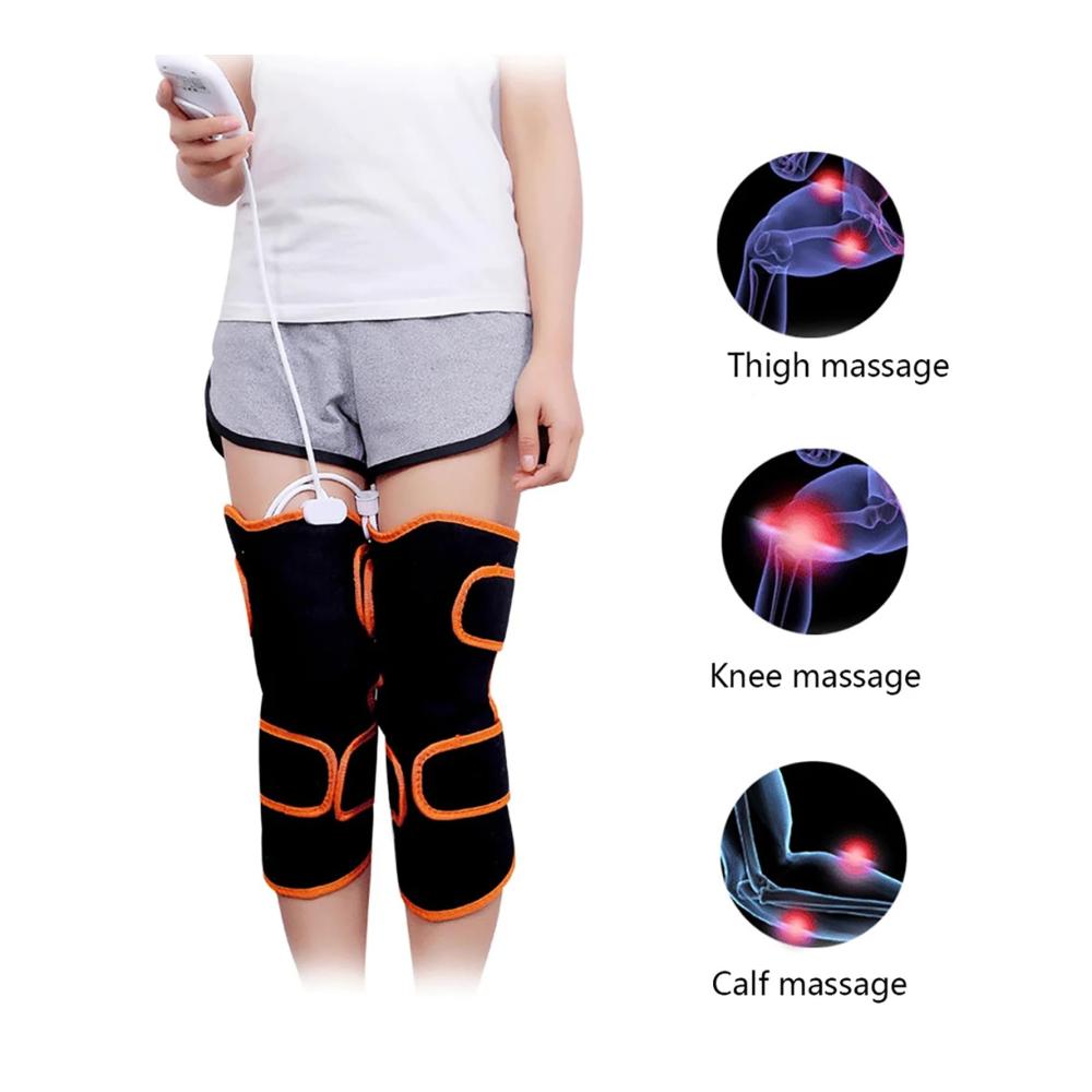 Elektrische Knieschoner mit Massagefunktion - Wärmende Kniebandage für Männer und Frauen | Entspannung für Schulter und Ellenbogen | Winddicht & Kältebeständig