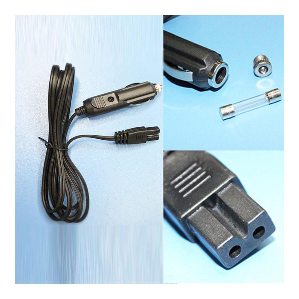 Tragbarer 12V DC Auto-Kühlbox Mini-Kühlschrank für unterwegs | Mit Zigarettenanzünder und 2m Kabel | Ideal für Auto Camping und Reisen | Energiesparend | Schwarz
